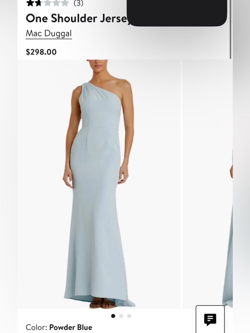 Mac Dugal Single Shoulder Dress